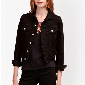 NWOT Black French Connection Denim Jacket